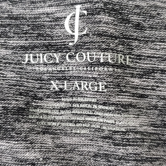 Juicy Couture Space Dye Embellished Zip Up Hoodie Jacket - Picture 10 of 11